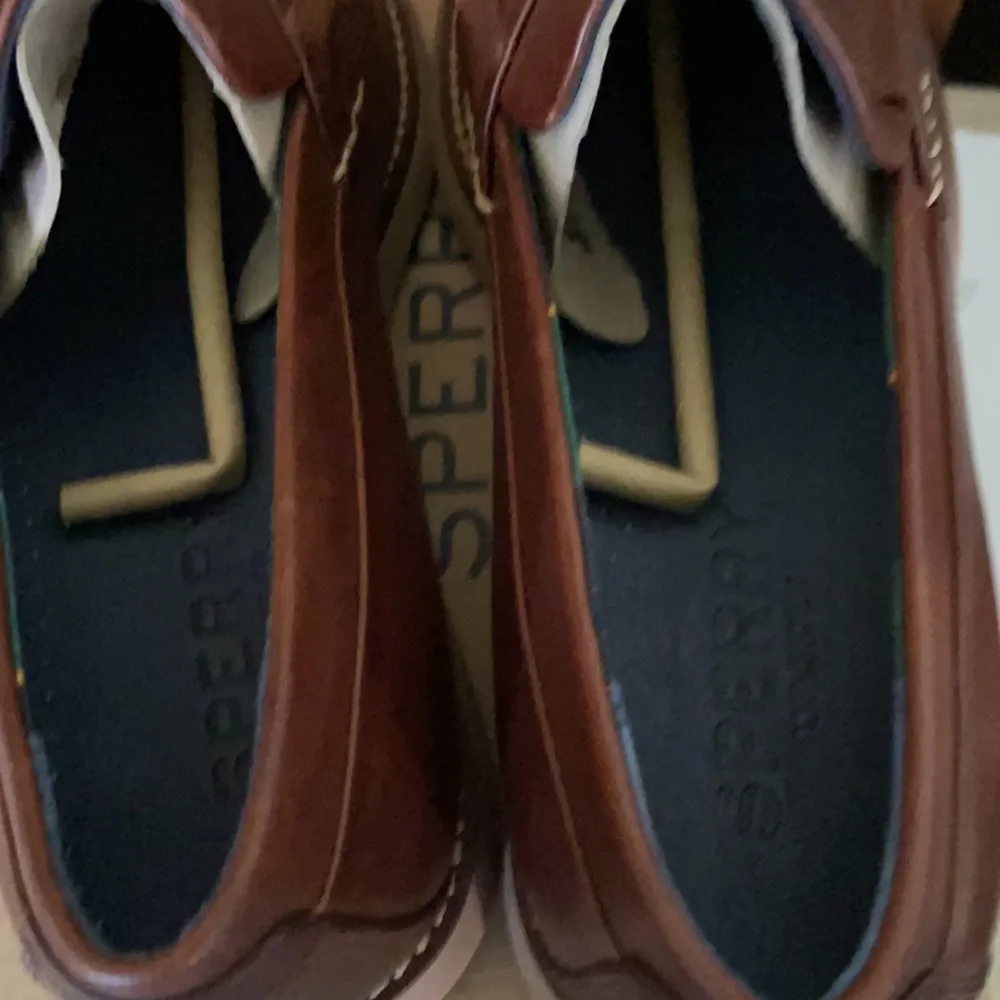 Sperry Brown Leather Penny Loafers